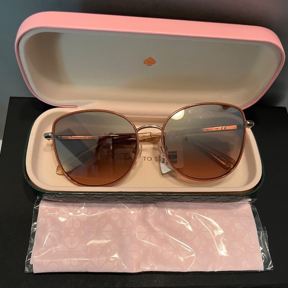 Kate Spade New York maryam oversized stainless steel cat-eye sunglasses main image 11